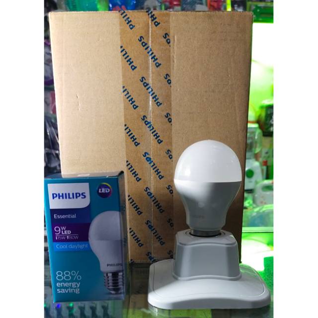 Lampu Philips LED Essential 9 watt (garansi & grosir)