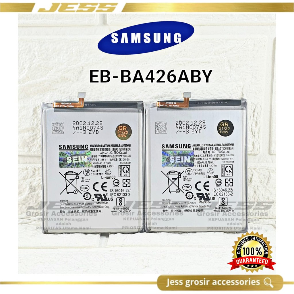 Baterai Original Samsung Galaxy A42 5G - A426 - A426B - SM-A426B Kode Battery EB-BA426ABY