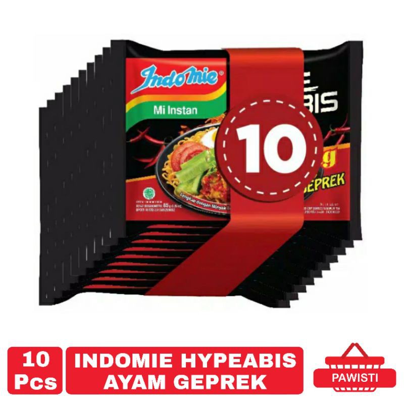 

10 PCS - INDOMIE GORENG HYPE ABIS AYAM GEPREK