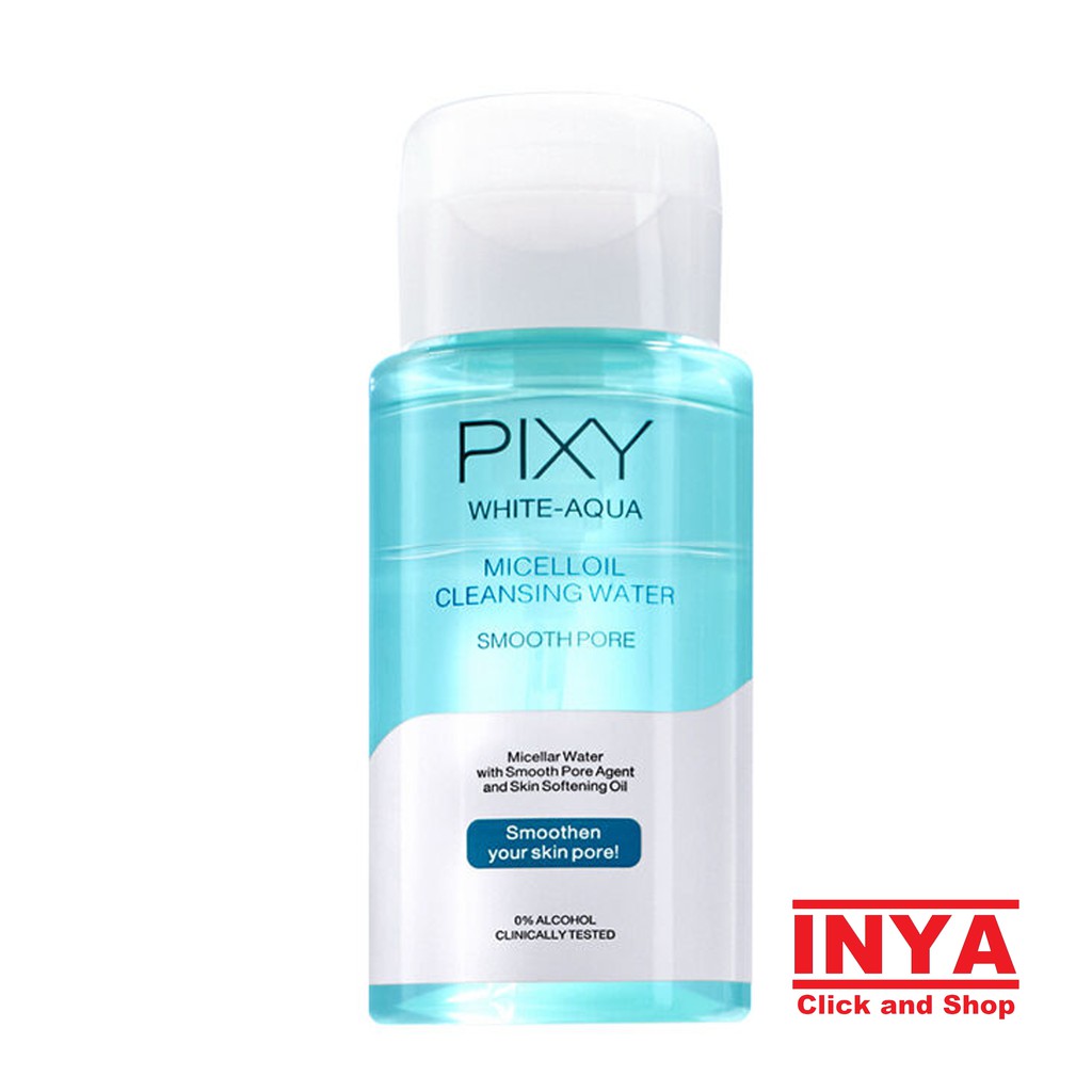 PIXY WHITE AQUA MICELL OIL CLEANSING WATER SMOOTH PORE 200ml - Micellar Water