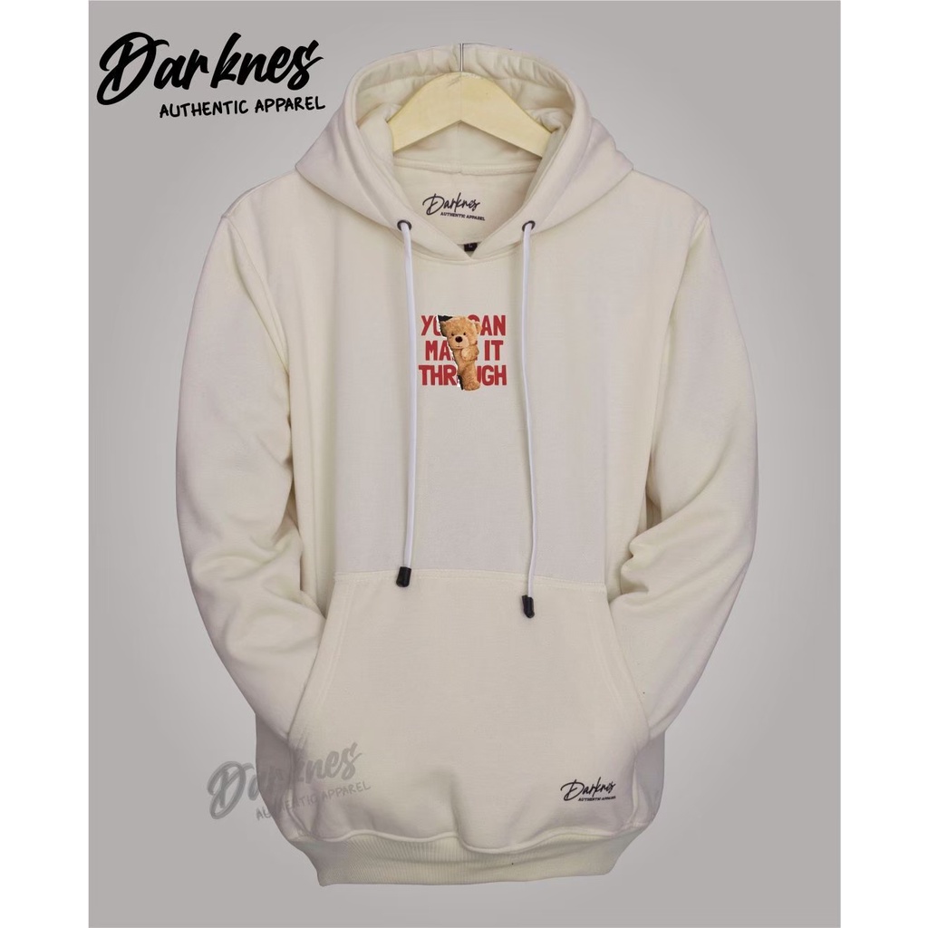 Sweater hoodie pria distro original 2022 asli bandung New Brand Darkness  sweter jumbo xxl cowok polos hodie wanita tebal jaket jumper resleting bisa cod bayar ditempat higt quality unisex pria wanita style korean