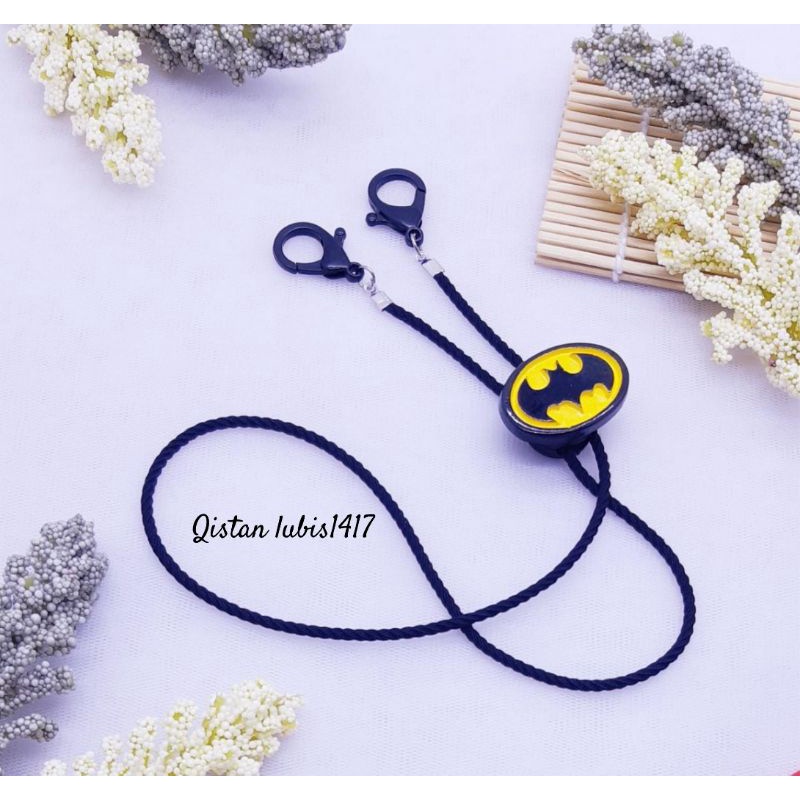 Strap masker 2in1 Clay super Hero costum nama beli 10 free 2