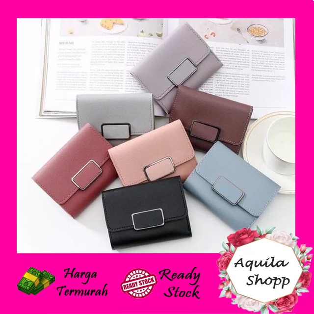 Dompet Wanita Retro Paragraf Pendek Dompet Wanita Import