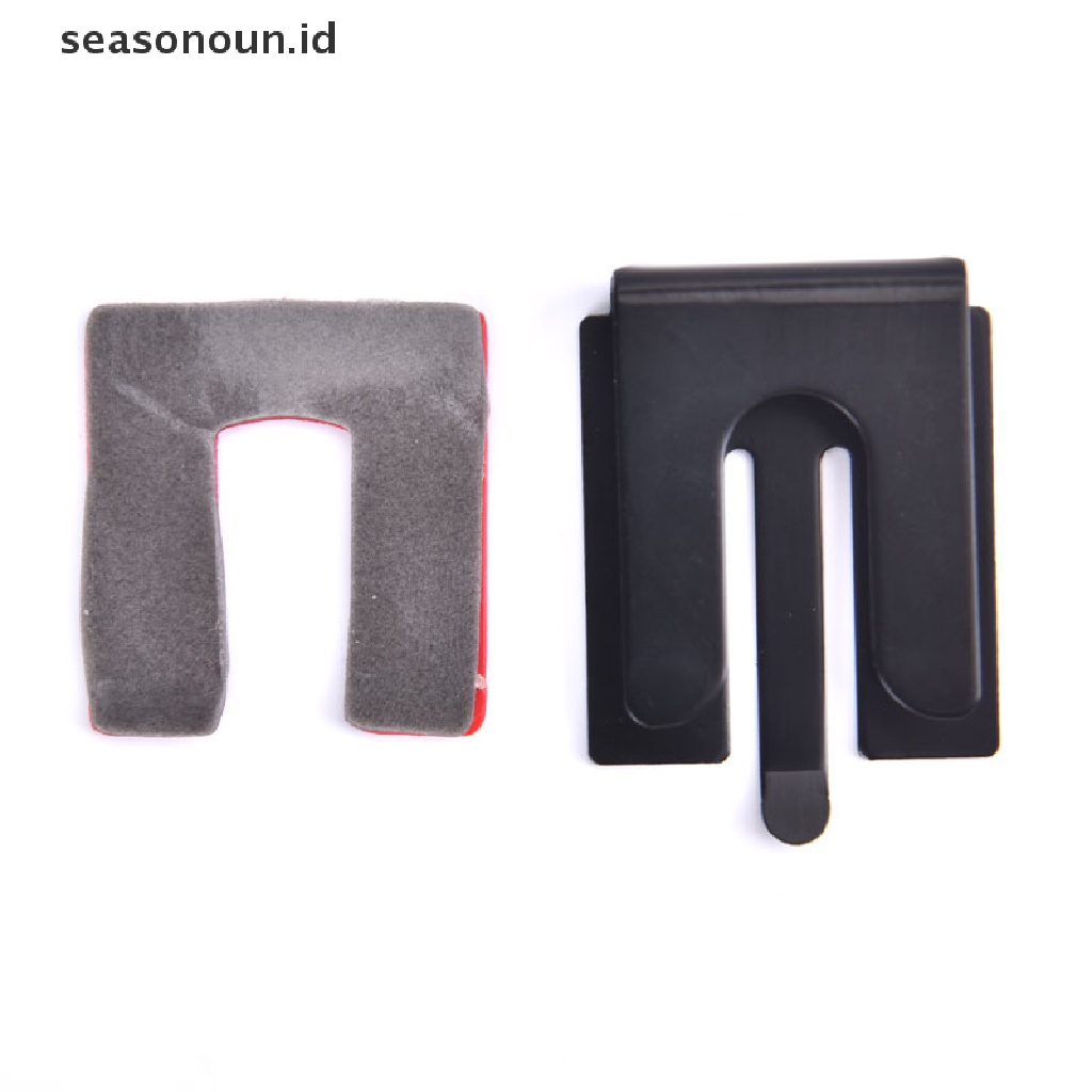 【seasonoun】 Hand microphone hook bracket metal car radio accessories for motorcycle stations .