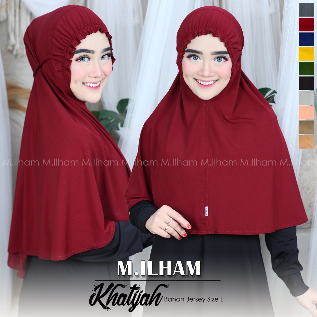 Jilbab Instant Terbaru Pet Kerut Marisa Hijab Instan Tali Belakang variasi Renda Original M Ilham
