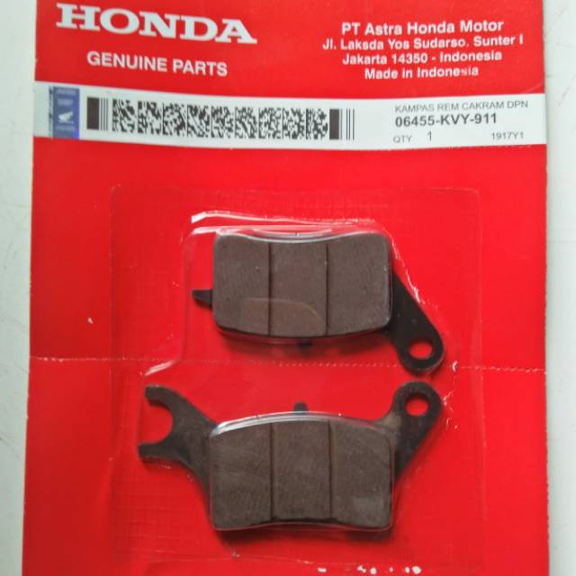 (COD) KAMPAS REM DEPAN HONDA BEAT KARBU~SCOOPY KARBU~SPACY KARBU~VARIO KARBU~ ORI