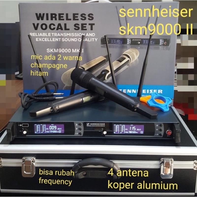 MIC WIRELESS SENNHEISER SKM 9000 MK II SKM9000 MKII MK 2 MK2 MICROPHONE WIRELESS GRADE A