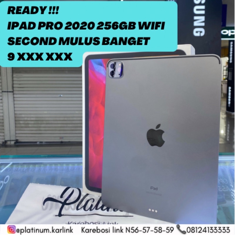 IPAD PRO 2020 256Gb WIFI SECOND SANGAT MULUS