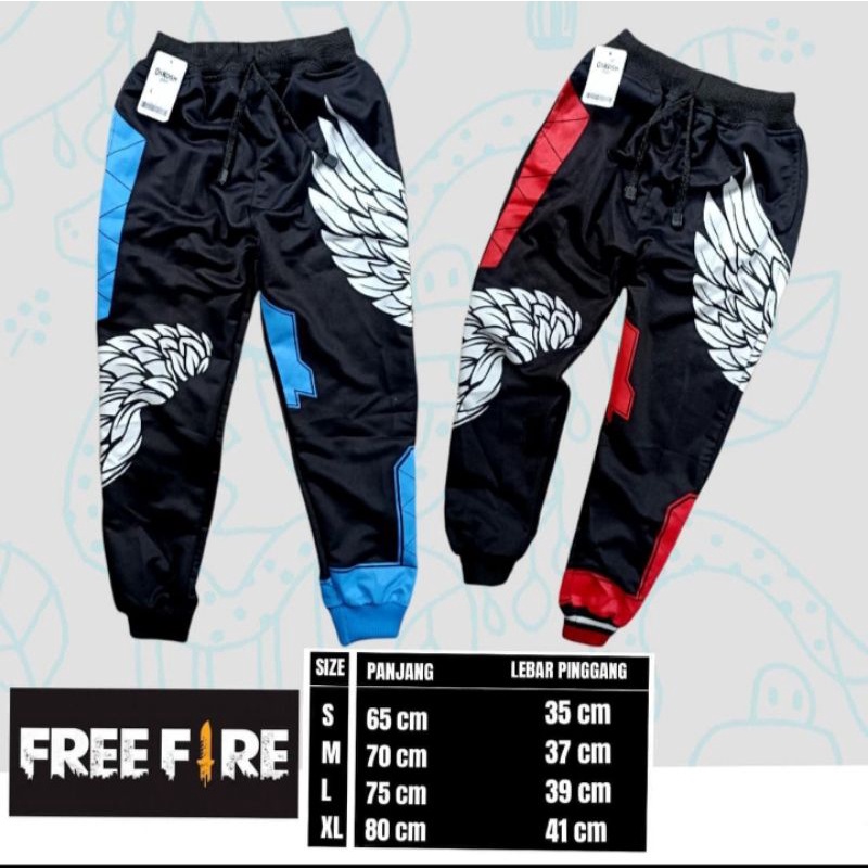 Celana anak gaming ff free fire