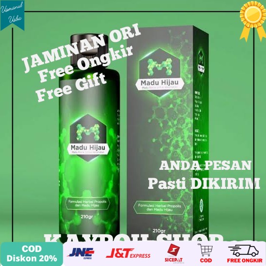 

◾COD◾ Madu Hijau Herbal Asli Buat Maag dan Asam lambung