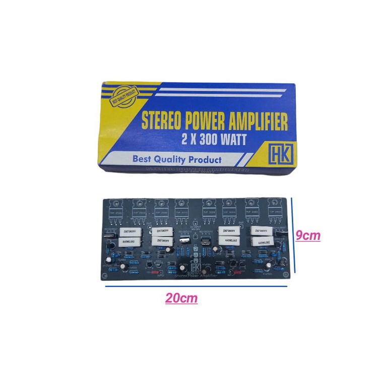 KIT STEREO POWER AMPLIFIER 2 X 300 WATT Stereo power ampli 300watt