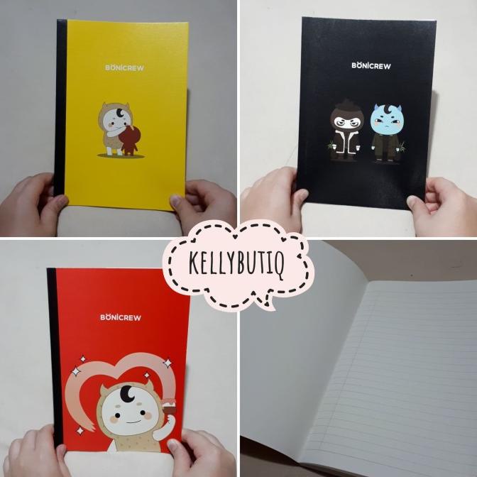 

jual Bonicrew Korean Notebook Buku Tulis Catatan A5 Jilid Serbaguna