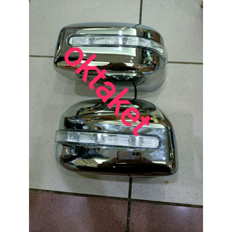 Cover spion LED grand all new Avanza/ Xenia model ori/ chrome mirror cover jsl