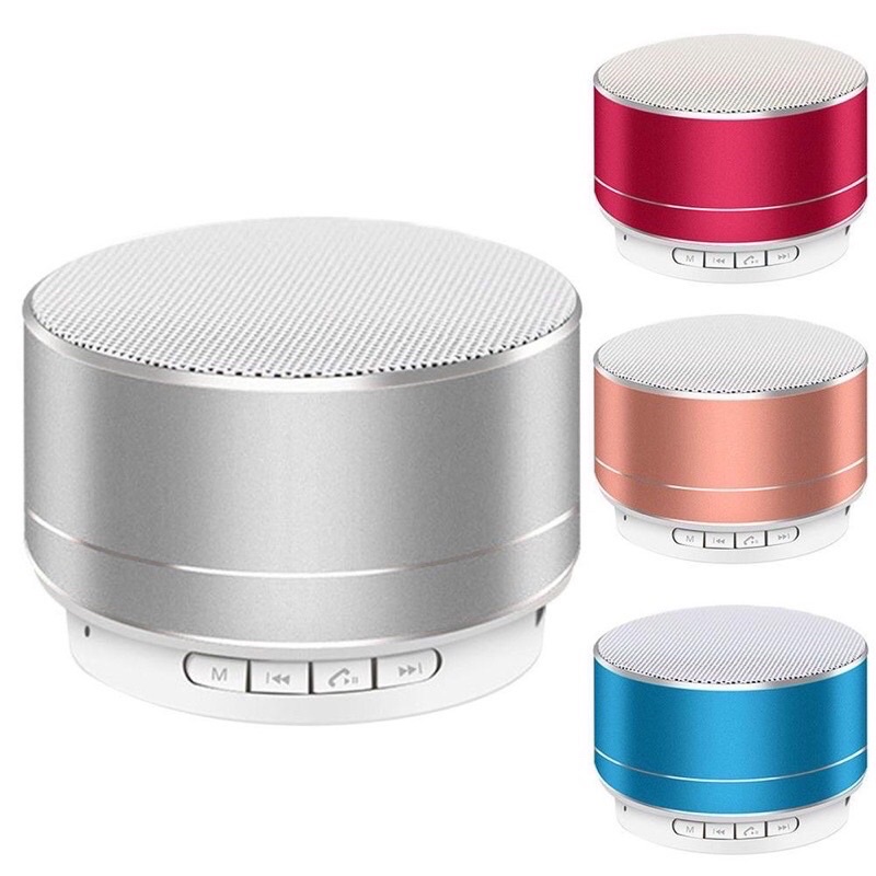 Speaker Bluetooth Wireless Besi A10 Portable Mini Bulat LED VBX-10