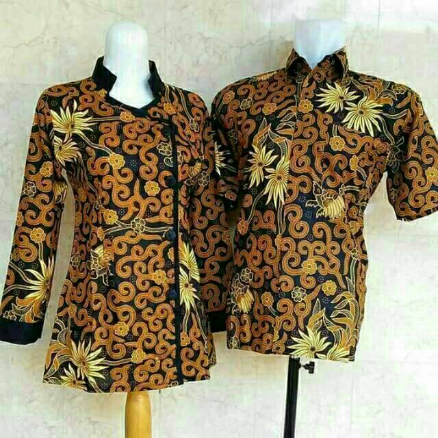  Batik  Couple NotoArto Batik  IPNU IPPNU  Kemeja Pria Sogan 