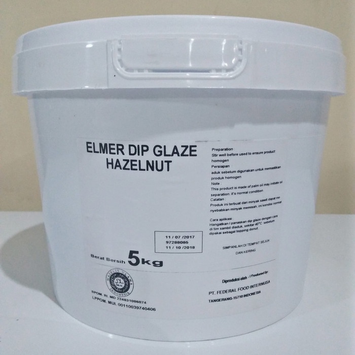 

SELAI- ELMER DIP GLAZE HAZELNUT 5KG 5 KG -SELAI.