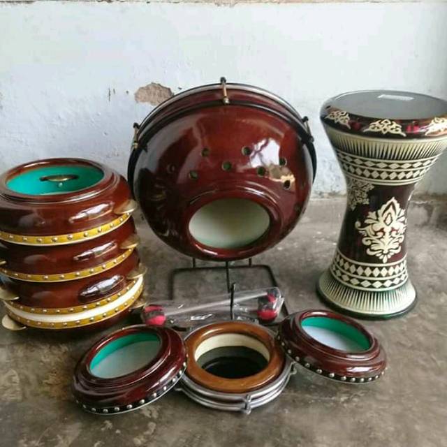Rebana habsyi full set produk jepara