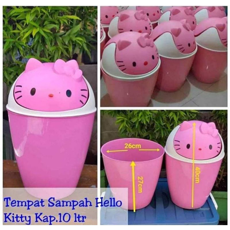 Tempat sampah Hello Kitty