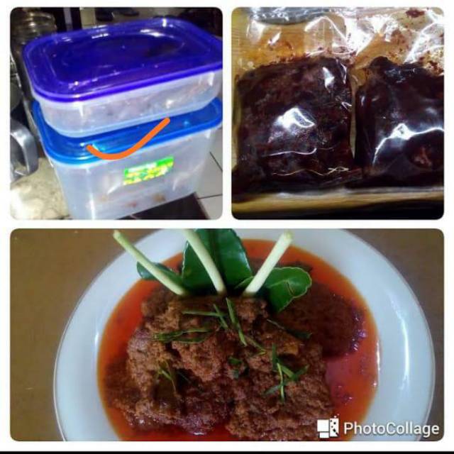 

Rendang sapi kemasan siap saji