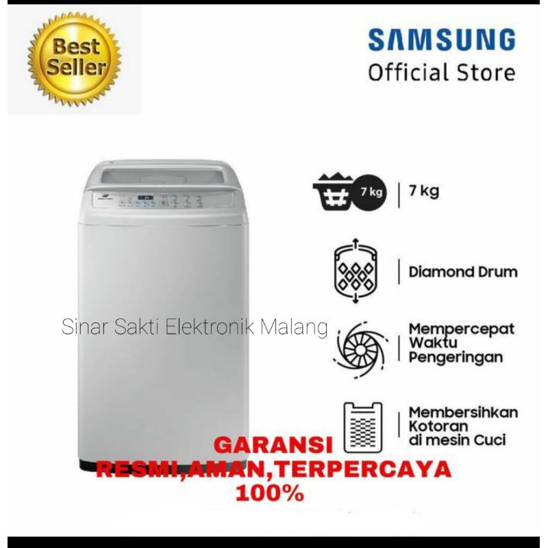 Mesin cuci Samsung WA70h4000 1 tabung Garansi Resmi