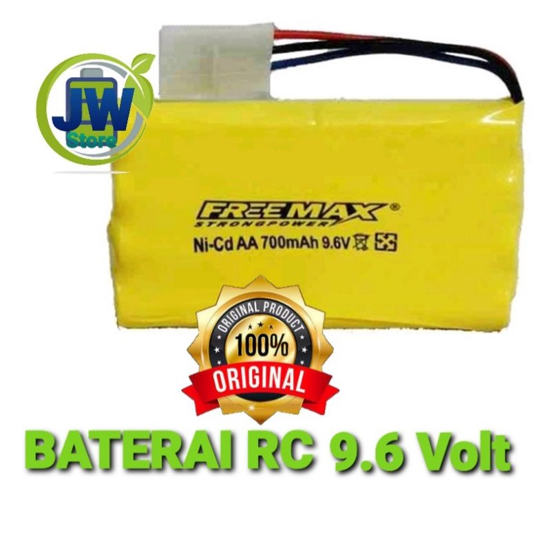 Baterai cas RC 9.6volt original pabrik