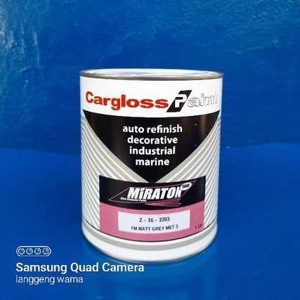 Cat Cargloss Miraton 3393 YM Matt Grey 3 / Abu abu Doff Yamaha