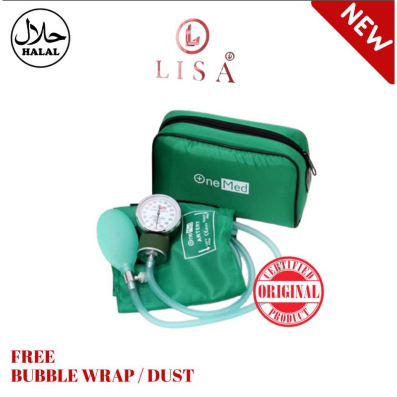 Original TENSIMETER ONEROID TENSI GREEN ONE MED.TERMURAH Exp Baru