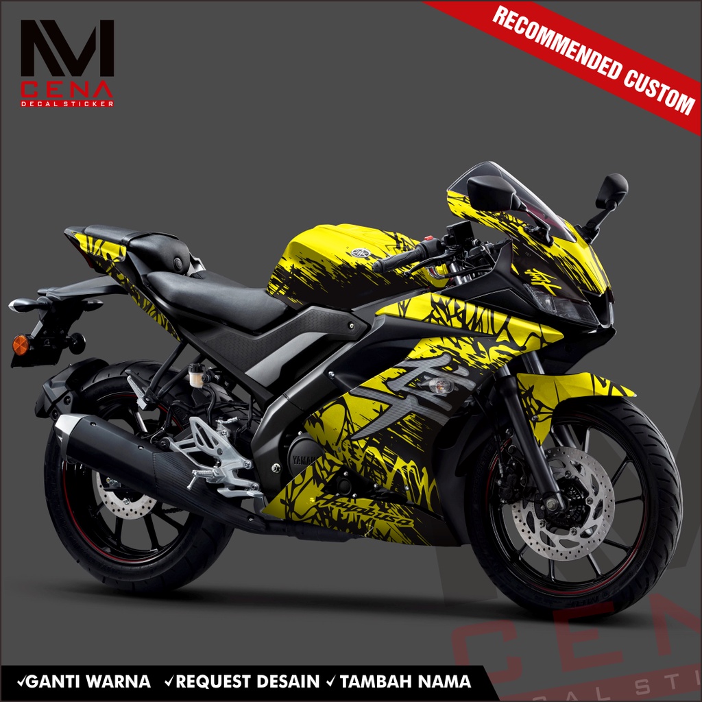 Jual Sticker Decal R15 V3 Full Body Decal Sticker Yamaha R15 V3 ...