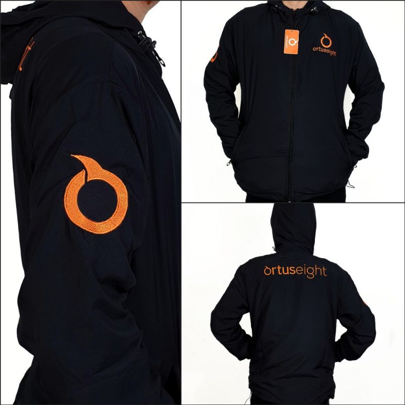 Jaket ortuseight runing sport olahraga / jaket olahraga /  jaket parasut ortuseight / jaket bola / jaket Ortus olahraga