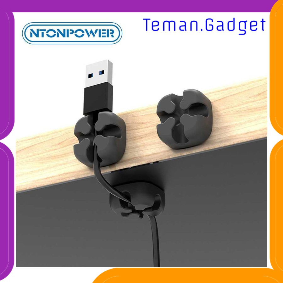 TG-AI011 NTONPOWER CABLE CLIP CROSS HOLDER MANAJEMEN KABEL 1PCS - CMS-10