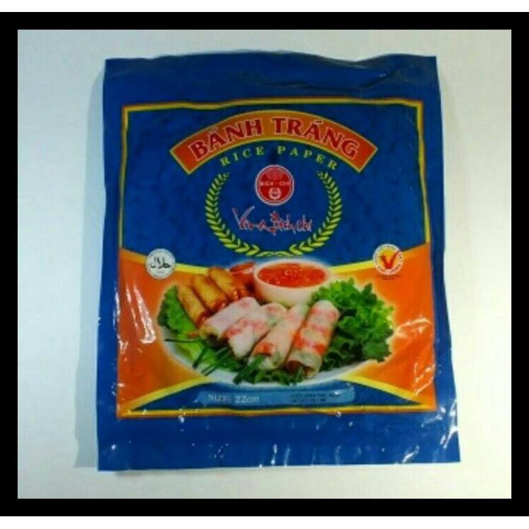 

READY! KULIT LUMPIA BICH CHI BANH TRANG PAPER RICE 22 CM PALING MURAH