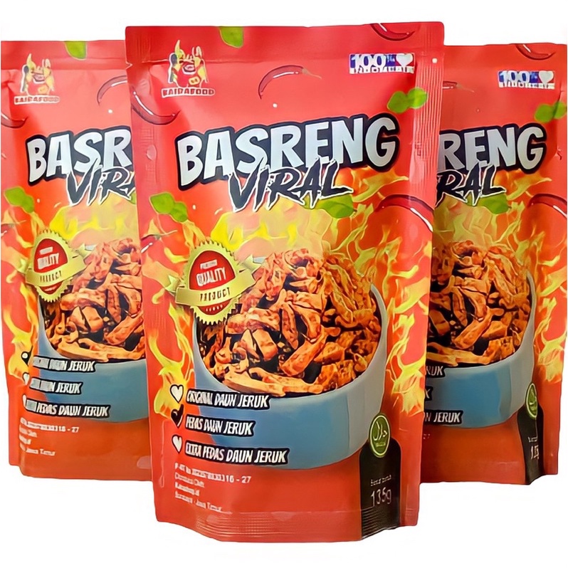 BASRENG PEDES DAUN JERUK | PREMIUM PACKAGING