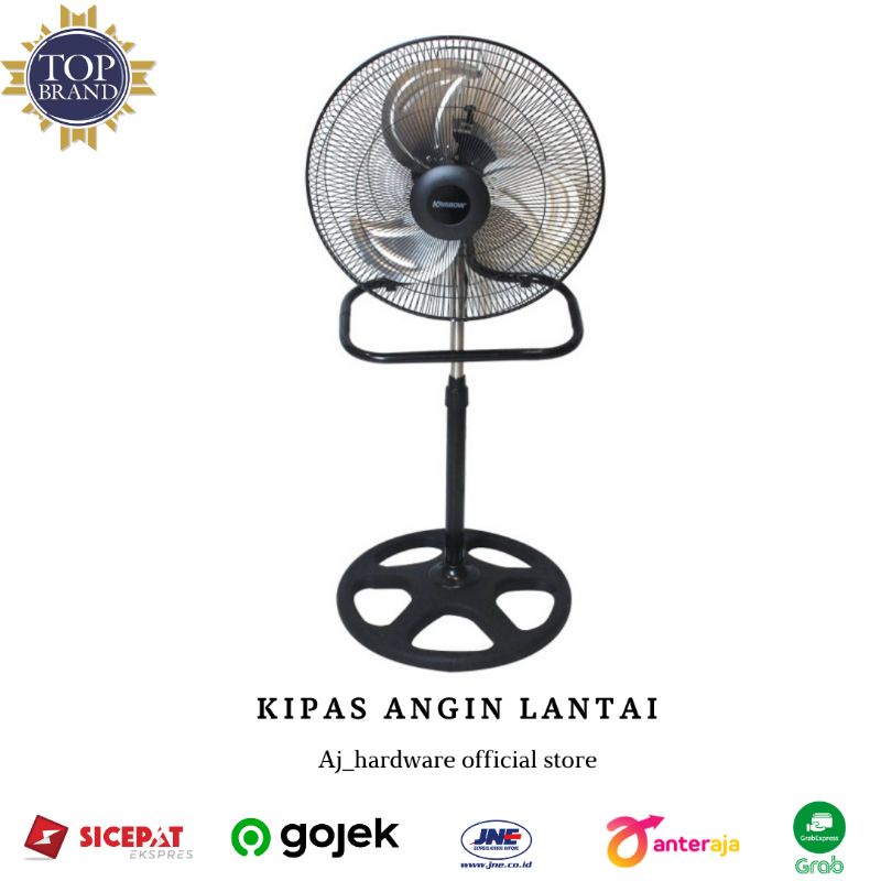 Krisbow 45.7 Cm Kipas Angin Industrial 3 In 1 / Kipas Angin Lantai