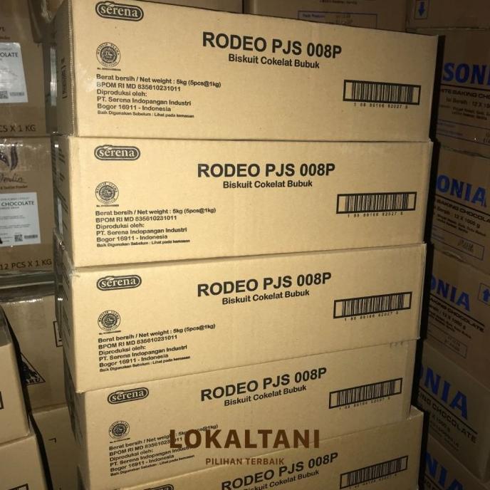 

Rodeo Biskuit Coklat Bubuk/ Remahan Biskuit coklat/ 5 x 1 KG