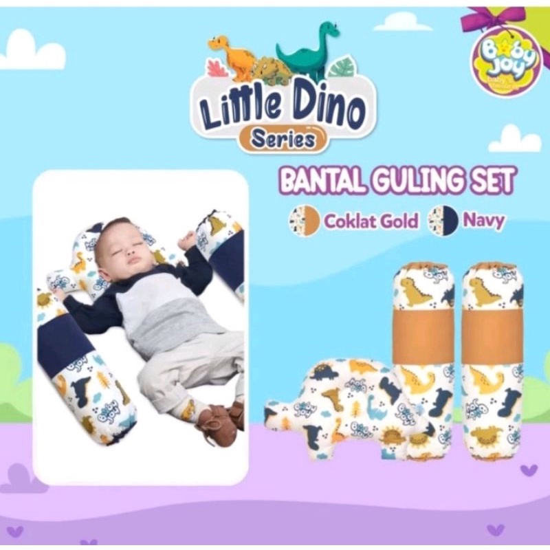 Baby Joy  Bantal guling set baby seri little dino BJB3001