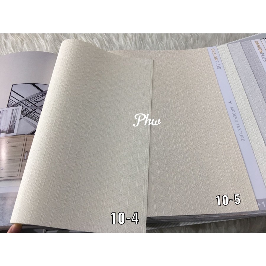 WALLPAPER DINDING KOREA POLOS KOTAK PUTIH DESAIN 10 8