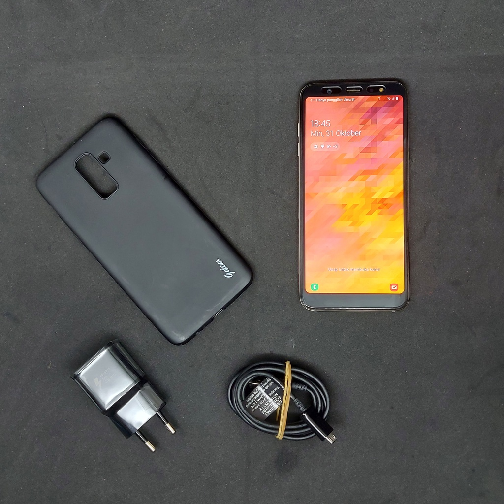 SAMSUNG GALAXY A6 PLUS RAM 4/32 GB HP SECOND MURAH