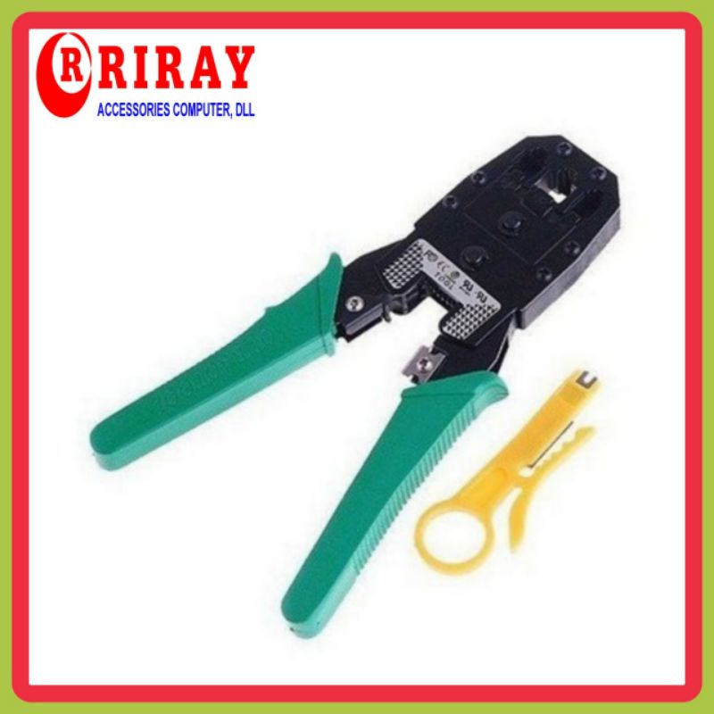 Tang Crimping Tolls 3 Lubang / Tang Krimping Tools RJ 45 / Crimping Tools RJ11 &amp; RJ45