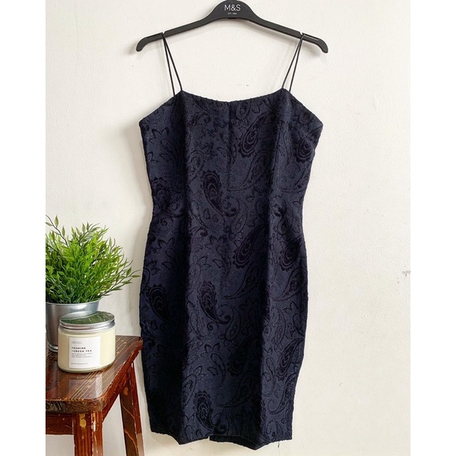 Sexy Black Dress Tali Spaghetti