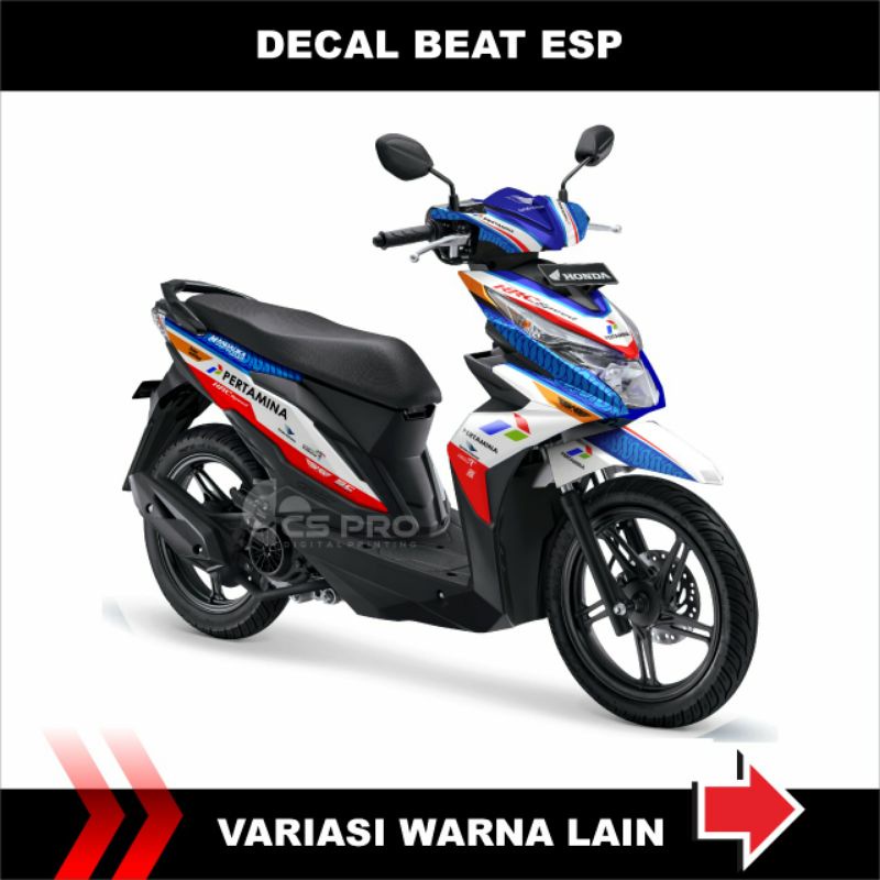 Decal Sticker Honda Beat street Fullbody 2017 2019-dekal Beat esp Mandalika