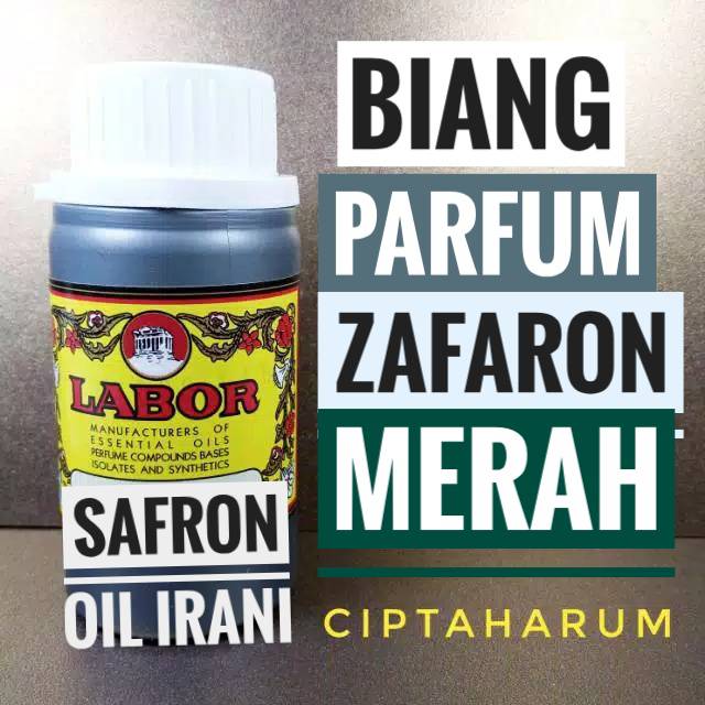 Minyak wangi parfum zafaron jafaron merah - safron oil irani 100ml labor