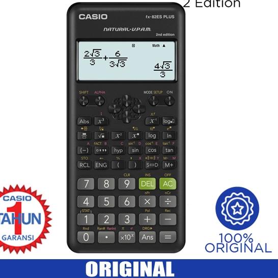 

Limited - KALKULATOR CASIO FX 82 ES Plus 2nd Edition ✔
