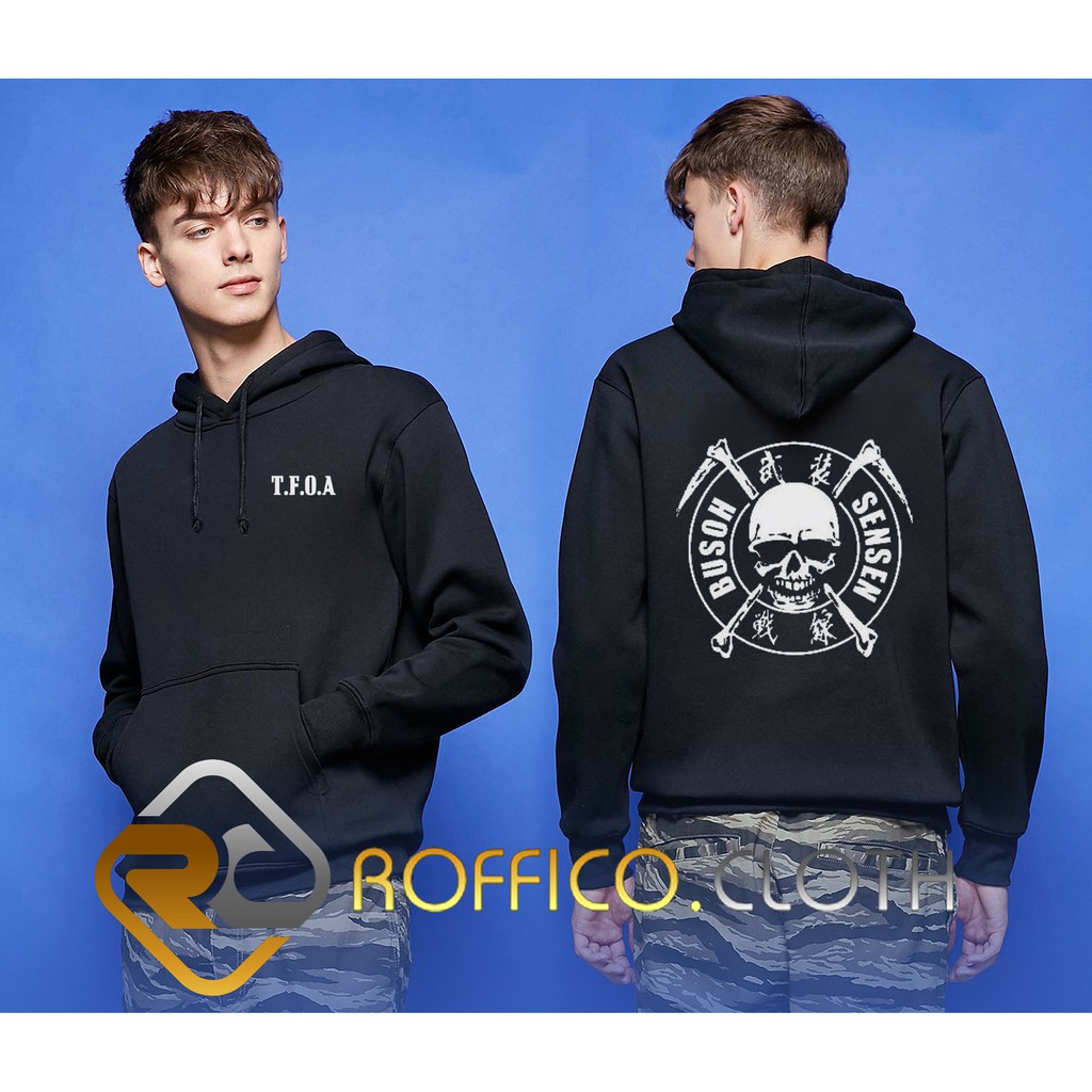 Jaket Hoodie The Front Of Armament TFOA Bandou - Roffico Cloth
