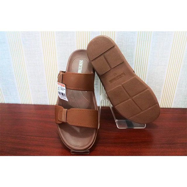 Sendal Casual Slip On Neckerman Pria - Coklat