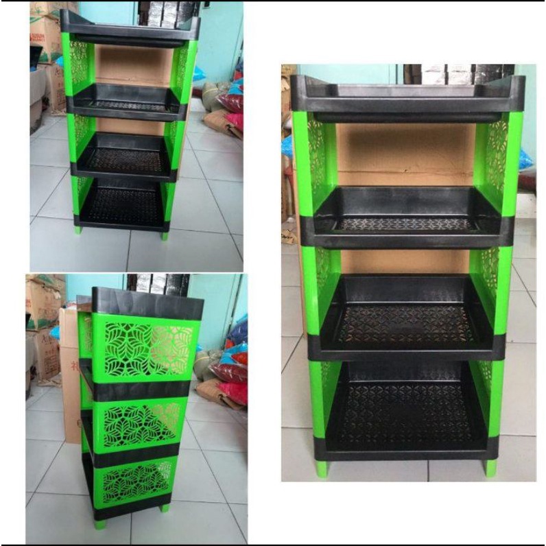 Rak Yoyo 4 Susun tanpa roda