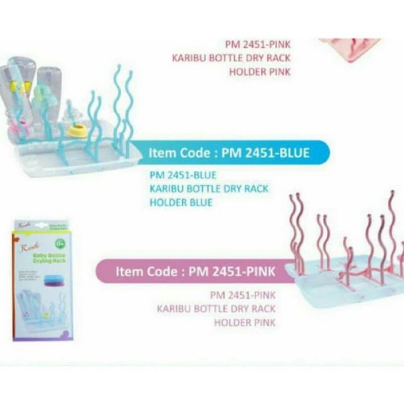 Karibu Baby Bottle Drying Rack pengering botol susu rak portable untuk travelling praktis dapat di lipat