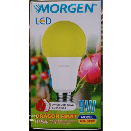 Lampu Buah Naga LED Morgen Dragon Fruit 9W MG-DF06 IP56 ~ Untuk Budi Daya Buah Naga