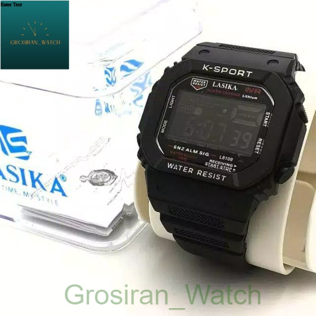 Ready ️ Jam Tangan Pria Sporty Digital Anti Air Lasika Original LSK-8109 [G_W]