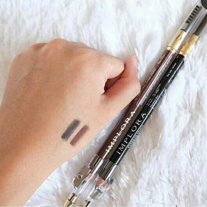 Implora Pensil Alis + Sikat + Rautan / Implora Eye Brow / Original BPOM