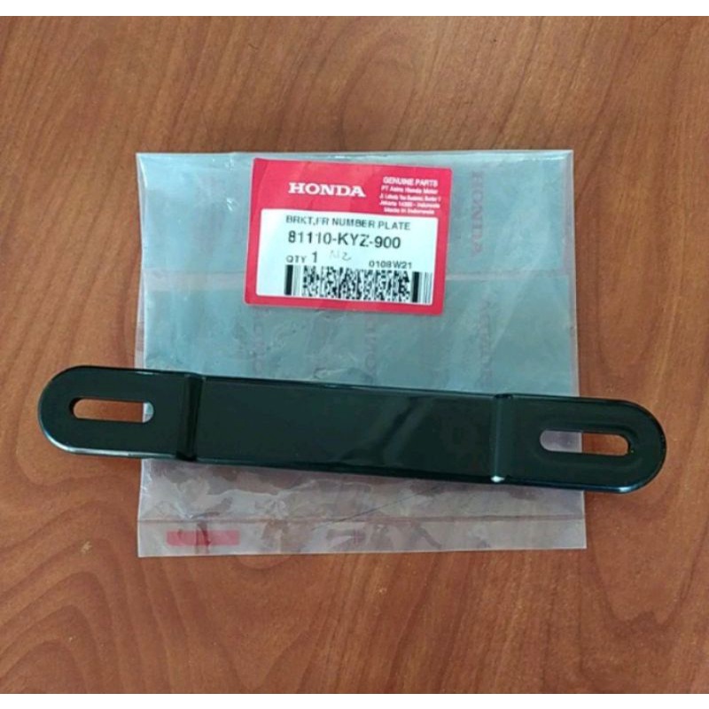 81110 KYZ 900 HGP AHM 100 DUDUKAN PLAT NOMER VARIO 125 150 - SUPRA X 125 FI NEW ORI HONDA 81110KYZ90